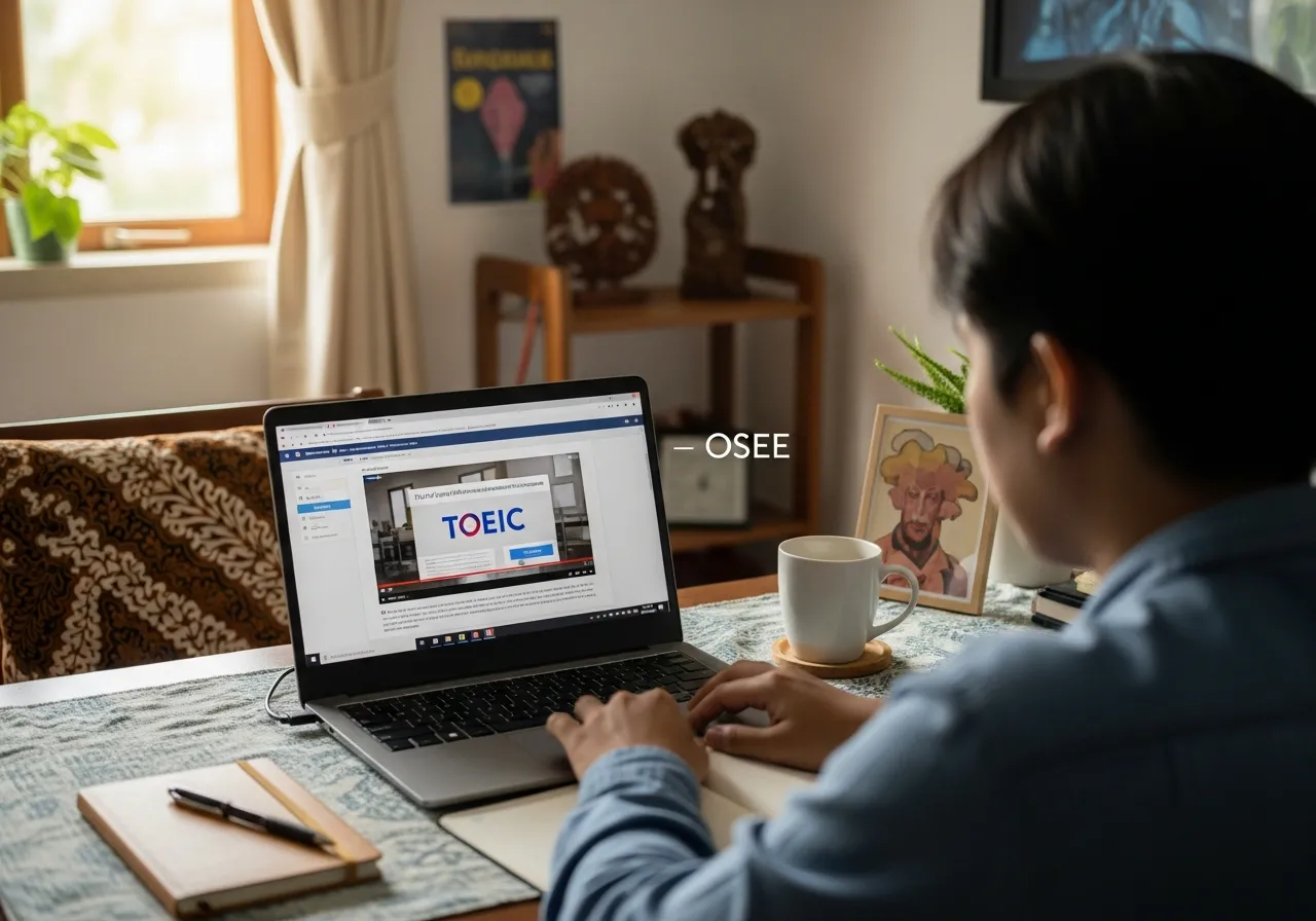 Apakah Bisa Tes TOEIC Online dari Rumah? (Panduan TOEIC Official at Home)